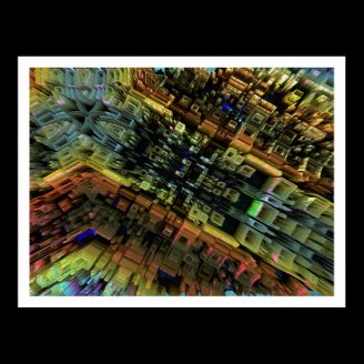 Fractal City Print