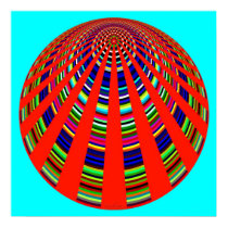 Fractal Color Chart posters