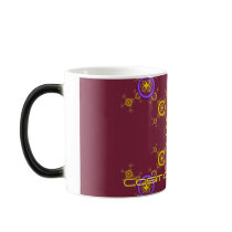 fractal crest 3, Cosmic Coffee mugs by momzdesigns fractal crest 3, Cosmic Coffee mugs