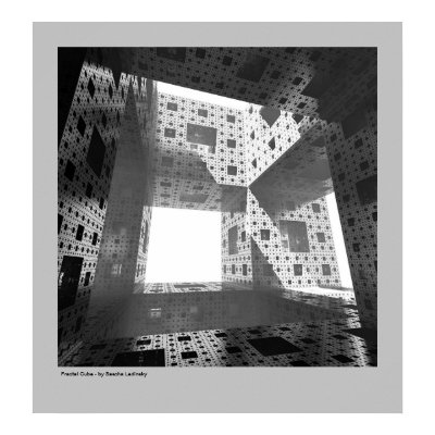 Fractal Cube Print by sascha_l