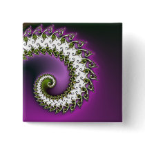 Fractal curly button 2 by chic_geek Fractal curly button 2