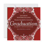 Fractal Curtain Graduation Invitation