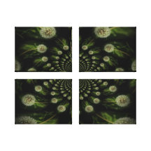 Fractal Dandelion Gallery Wrapped Canvas