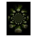 Fractal Dandelion Greeting Card