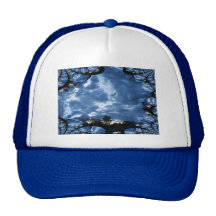 Fractal de las nubes de tormenta gorros bordados