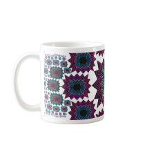 Fractal Design #1 Coffee Mug: Neon Colors