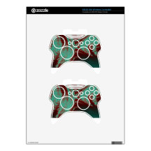 Fractal digital art xbox 360 controller skins