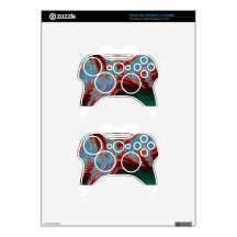 Fractal digital art xbox 360 controller skins