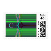 Fractal Dragonfly Postage postage