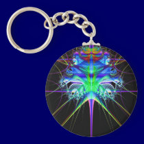 Fractal Escape keychains