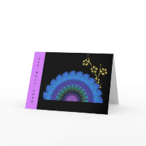 Fractal Fan and Burnt Paper Blossoms cards by jereeb Fractal Fan and Burnt Paper Blossoms cards