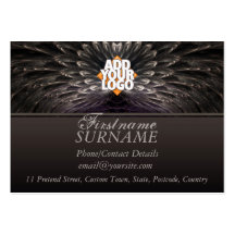 Fractal Feathers big Business Card
