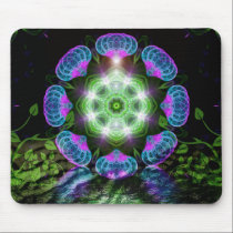 Fractal Ferris Wheel Mousepad by webgrrl Fractal Ferris Wheel Mousepad