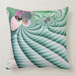 Fractal: Fields and Flowers Pillow pillows