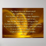 Fractal Firefly with Quotation Poster