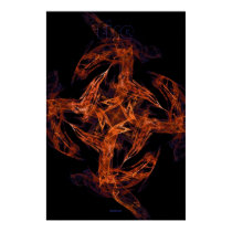 fractal flame: fire posters