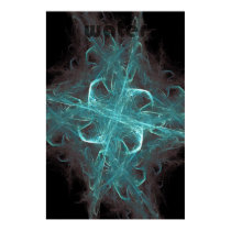 fractal flame: water posters