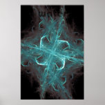 fractal flame: water poster