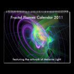 Fractal Flames Calendar 2011 - LARGE calendars