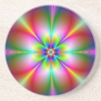 Fractal Flower Coasters coasters