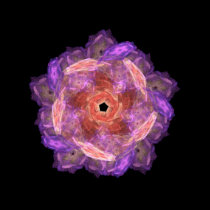 Fractal Flower Poster posters by zombiedepot Fractal Flower Poster posters