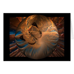 Fractal Flutterby card
