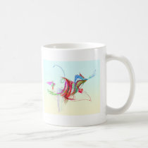 Fractal - Flying Bird mugs