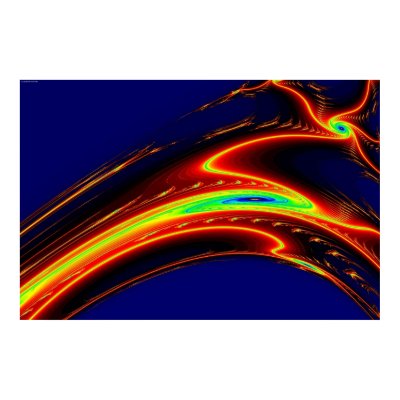 Fractal Galaxies Print by DConger