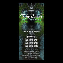 Fractal Garden Event Party Flyer rack cards
