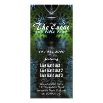 Fractal Garden Event Party Flyer Custom Rack Card