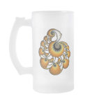 Fractal Gem - Orange Coffee Mug