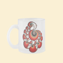 Fractal Gem - Red mugs