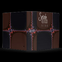 Fractal Gift Portfolio Binder by webgrrl Fractal Gift Portfolio Binder