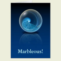 Fractal Glass Marble cards