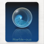 Fractal Glass Marble mousepads