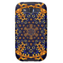 Fractal Gold Snowflake Galaxy SIII Cases