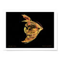 Fractal Goldfish Digital Art Print