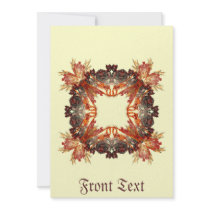 Fractal Goth Pattern Invitation