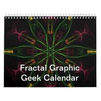 Fractal Graphic Geek Calendar