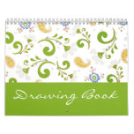 Fractal green -  Drawing Book Calendars