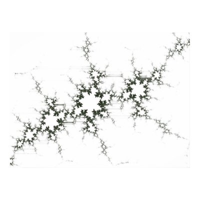 Fractal Grey Print by GregR