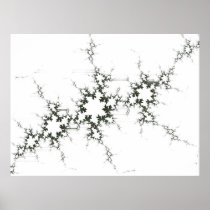 Fractal Grey Print