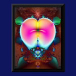 Fractal Heart 1-Frame Printed Right On The Poster!