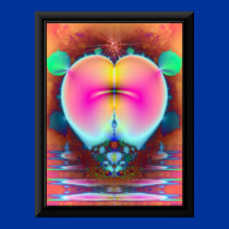 Fractal Heart 2-Frame Printed Right On The Poster!