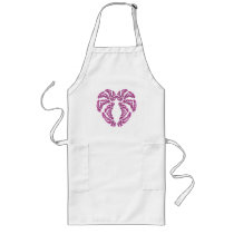 Fractal Heart Long Apron by Gilliand_Photo Fractal Heart Long Apron