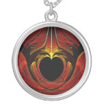 Fractal - Heart - Victorian love Necklace