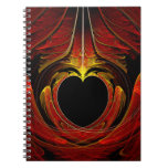 Fractal - Heart - Victorian love Note Book