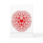 Fractal Hearts Greeting Card