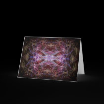 Fractal Hearts on the Side Card cards
