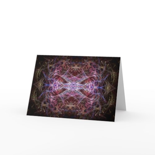 Fractal Hearts on the Side Card card